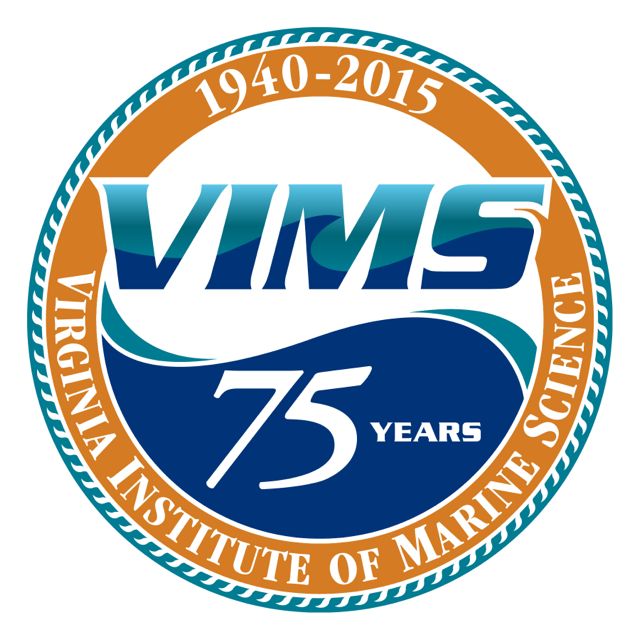 VIMS' 75th Anniversary Seal.