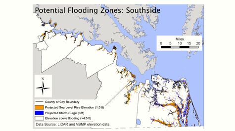 Potential Flooding Zones