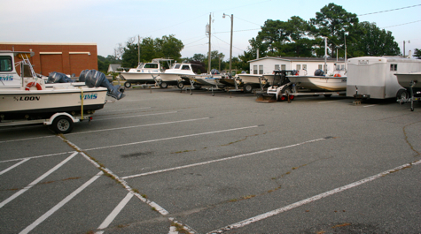 Vessels in Triangle Parking Lot
