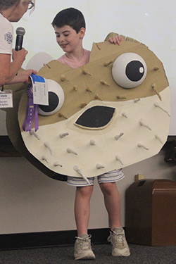 Noah Coles received the Costume Contest's grand prize.