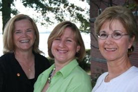 VIMS professors have served as president for each of the three largest and most influential professional societies in the aquatic sciences. From L: Linda Schaffner (Coastal and Estuarine Research Federation), Deborah Bronk (American Society of Limnology and Oceanography), and Mary Fabrizio (American Fisheries Society).