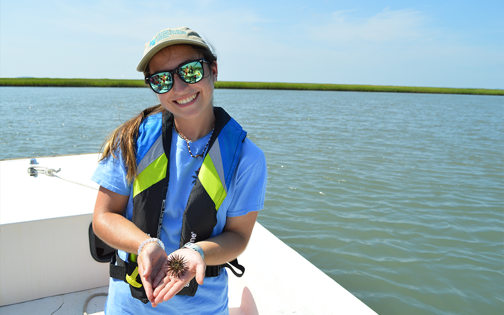 Albert was drawn to the supportive community at the Batten School & VIMS. Photo provided by Bayleigh Albert.