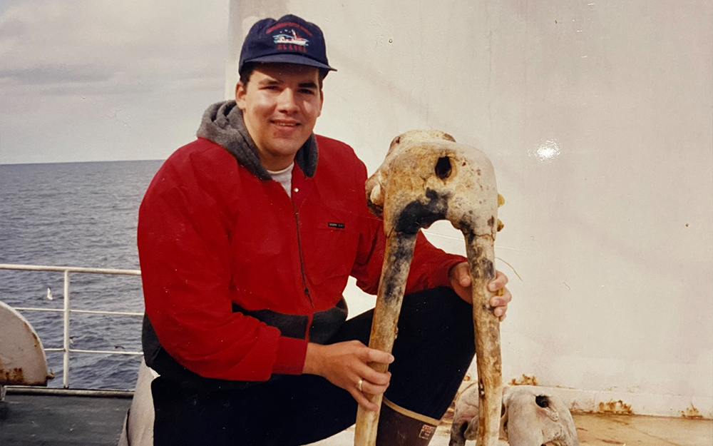 Holmquist in the Bering Sea, Alaska (1992).