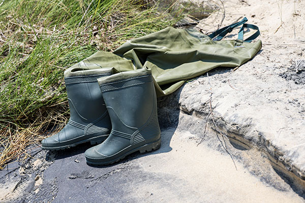 A pair of chest waders can cost several hundred dollars, and some students may only need them for a single course. 