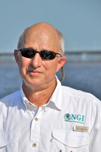 Michael “Mike” Carron (M.S. ’76, Ph.D. ’79) is executive director of Mississippi’s Northern Gulf Institute. 