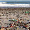 Plastics on Beach