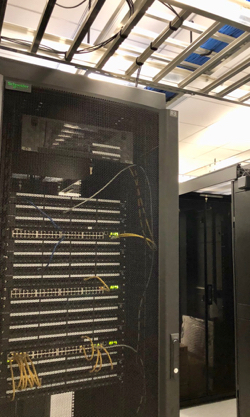 The ITNS server room provides secure, conditioned space for the network equipment needed to keep VIMS digitally connected to the outside world.