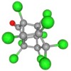 Chlordecone molecule