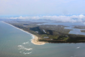 Parramore Island is one of the many pristine barrier islands that line Virginia's seaside Eastern Shore. © E. Hein/VIMS.