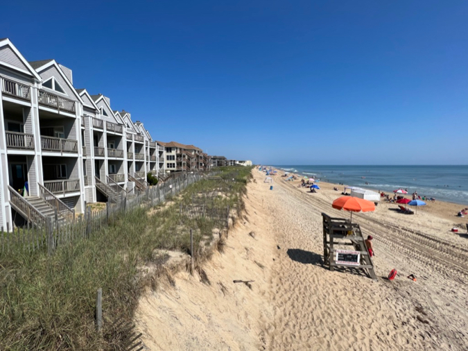 The study’s findings can be applied worldwide, but are particularly significant in areas such as the Outer Banks of North Carolina, where houses are often built extremely close to the beach. © D.Malmquist/VIMS.