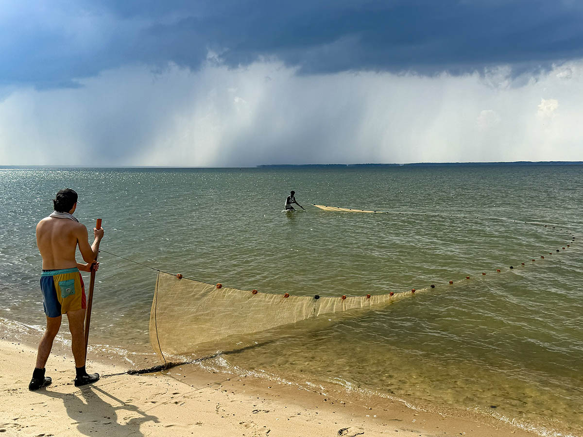 William & Mary’s Batten School & VIMS annual Juvenile Striped Bass Survey is the second-longest continuous striped bass index in the United States. Photo by Jack Buchanan. 