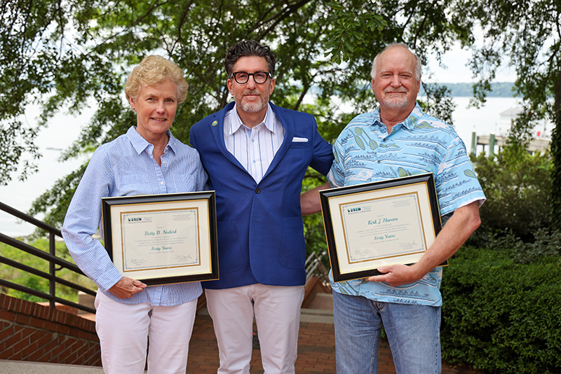 Betty Neikirk (left) and Kirk Havens (right).