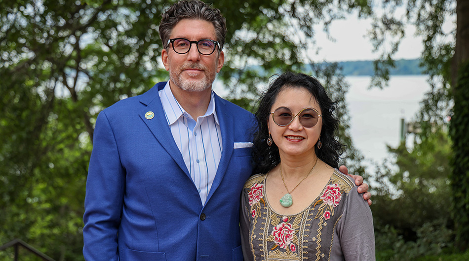 Grace Chiu, winner of the Faculty Excellence in Mentoring Award.