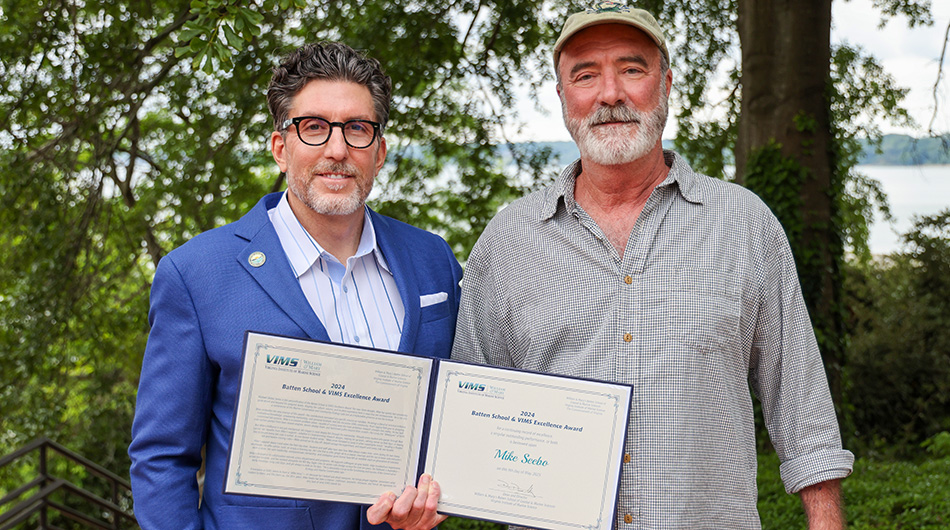 Mike Seebo, winner of the Award for Excellence.