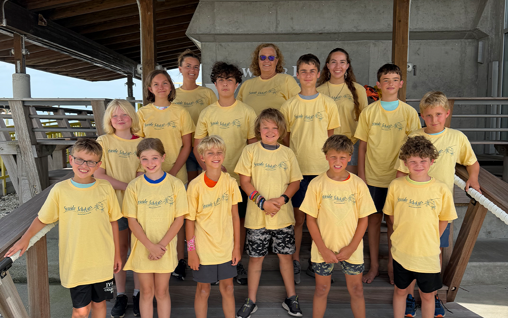 Participants in the first session of the VIMS ESL Seaside Scholars summer camp program.