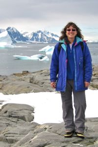 VIMS Professor Deborah Steinberg in Antartica.