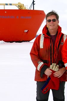 Now emeritus VIMS professor Walker Smith in Antarctica.