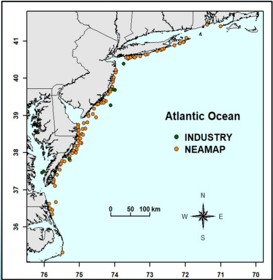 Sample Area - The Chesapeake Bay and Mid-Atlantic Bight