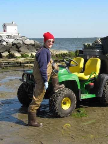 Graduate student Stephanie Reiner