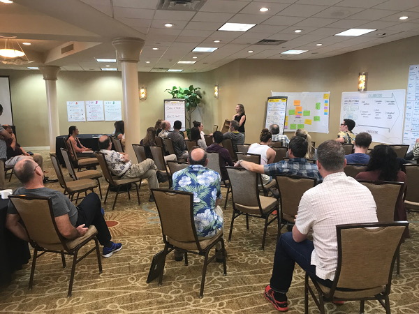 Scientists participating in a hurricane synthesis workshop held in Corpus Christi, TX in 2019.