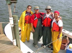 The Community Ecology trawl crew.