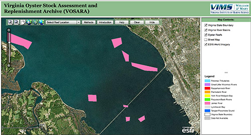 Patent tong survey area.