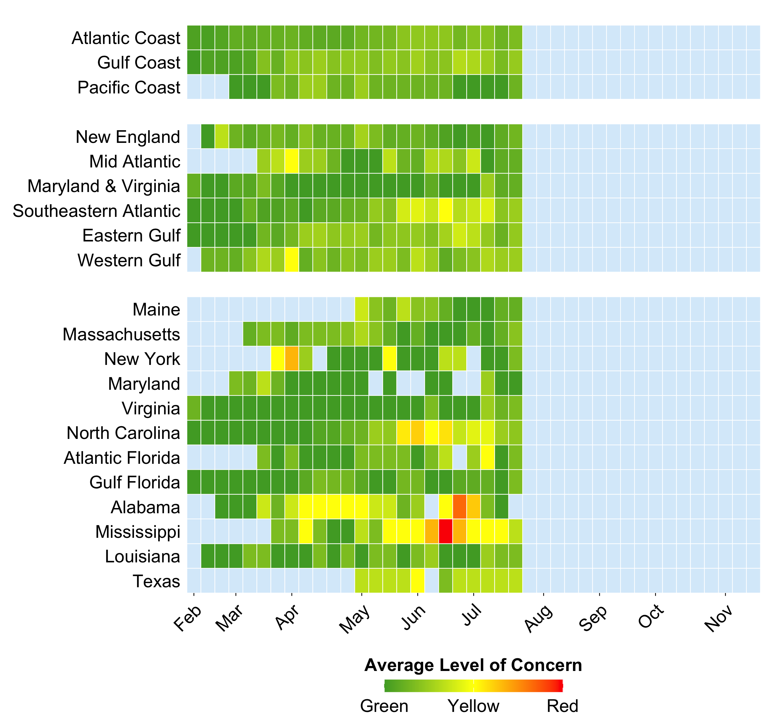 oyster mortality map for 7/23